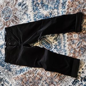 NWT Kut from the Kloth Black Catherine Boyfriend Size 12 Corduroy Pants
